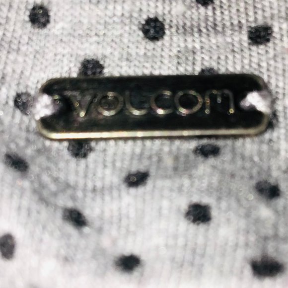Volcom Polka Dot Long Sleeve V-Neck Top - Picture 6 of 8